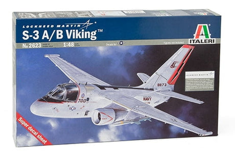 Italeri MODEL AIRCRAFT Italeri 1/48 S3A/B Viking USN Anti-Submarine Aircraft (Limited Run) Kit