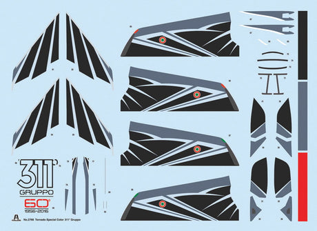 Italeri MODEL AIRCRAFT Italeri 1/48 Tornado IDS60 Anniversary 311 GV RSV Special Colors Kit