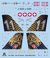 Italeri MODEL AIRCRAFT Italeri 1/72 F/A18 Hornet Tiger Meet 2016 Special Color Aircraft Kit