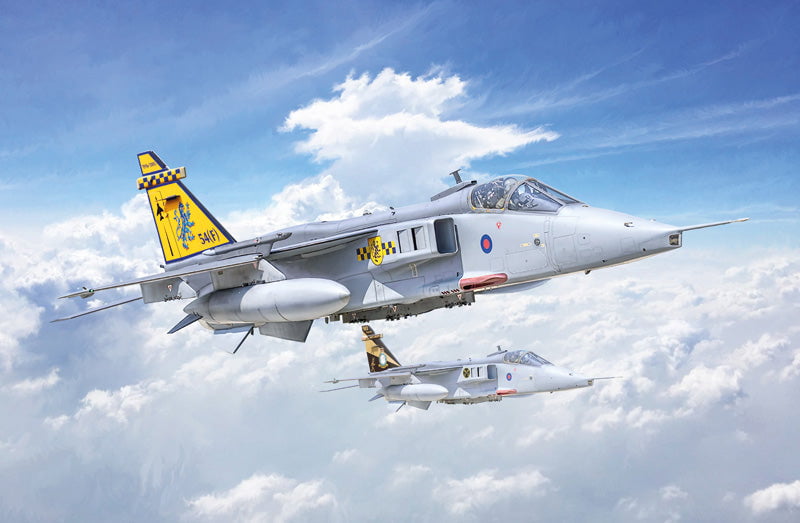 Italeri MODEL AIRCRAFT Italeri 1/72 Jaguar GR1/3 RAF Attack Aircraft Kit