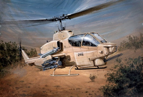 Italeri MODEL AIRPLANES Italeri 1/48 Bell AH1W Super Cobra Helicopter Kit