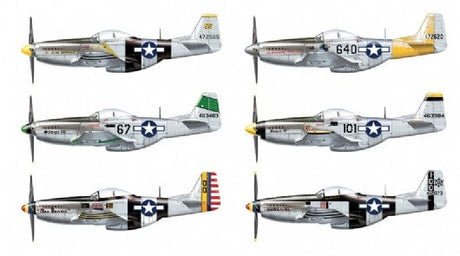 Italeri MODEL AIRPLANES Italeri 1/48 P51D/K Pacific Aces Fighter Kit