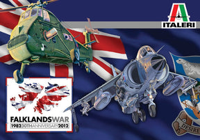 Italeri MODEL AIRPLANES Italeri 1/72 Wessex UH5 Helicopter & Sea Harrier FRS1 Fighter 30th Anniv Falklands War (2 Kits)