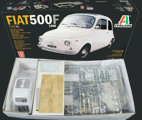 Italeri MODEL CARS Italeri 1/12 Fiat 500F Version 1968 Car (New Tool) Kit