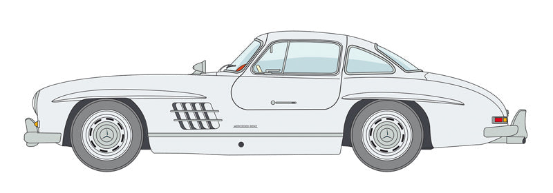 Italeri MODEL CARS Italeri 1/16 Mercedes Benz 300SL Gullwing Car Kit