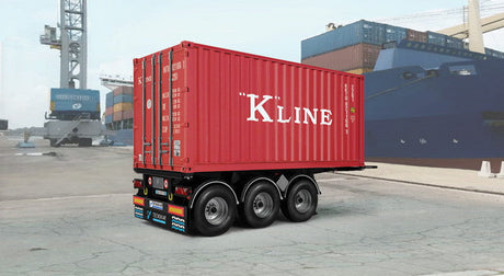 Italeri MODEL CARS Italeri 1/24 20 Foot Container Trailer Kit