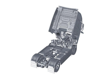 Italeri MODEL CARS Italeri 1/24 2014 Volvo FH4 Globetrotter XL Tractor Cab (New Tool) Kit