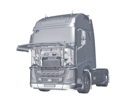 Italeri MODEL CARS Italeri 1/24 2014 Volvo FH4 Globetrotter XL Tractor Cab (New Tool) Kit