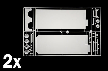 Italeri MODEL CARS Italeri 1/24 22-Ft Fifth Wheel Racing Transport Trailer Kit