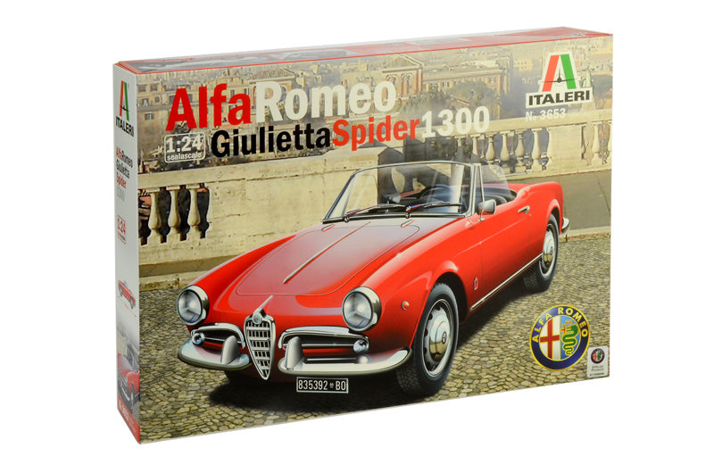 Italeri MODEL CARS Italeri 1/24 Alfa Romeo Giulietta Spider 1300 Car Kit