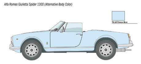 Italeri MODEL CARS Italeri 1/24 Alfa Romeo Giulietta Spider 1300 Car Kit
