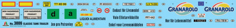 Italeri MODEL CARS Italeri 1/24 Classic Tank Trailer Kit