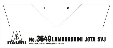 Italeri MODEL CARS Italeri 1/24 Lamborghini Miura JOTA SVJ Kit