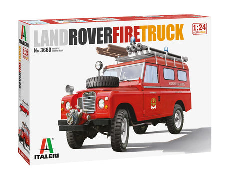 Italeri MODEL CARS Italeri 1/24 Land Rover Fire Truck Kit