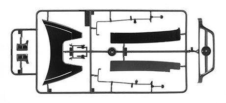 Italeri MODEL CARS Italeri 1/24 Mercedes Benz Actros Black Edition Tractor Cab Kit