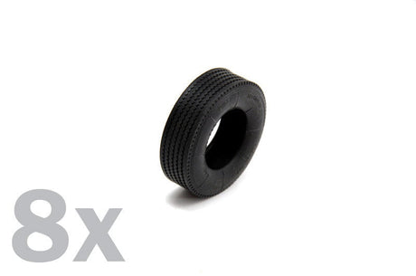 Italeri MODEL CARS Italeri 1/24 Rubber Trailer Tires (8) Kit