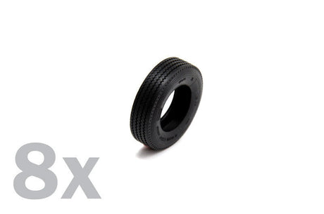 Italeri MODEL CARS Italeri 1/24 Rubber Truck Tires (8) Kit