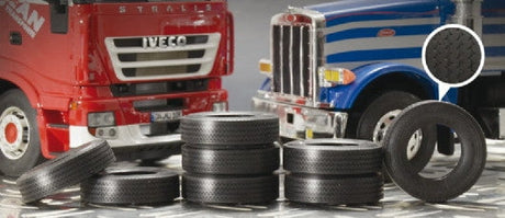 Italeri MODEL CARS Italeri 1/24 Rubber Truck Tires (8) Kit