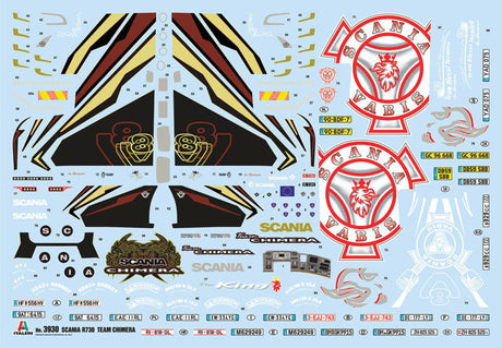 Italeri MODEL CARS Italeri 1/24 Scania R730 Streamline Chimera Kit