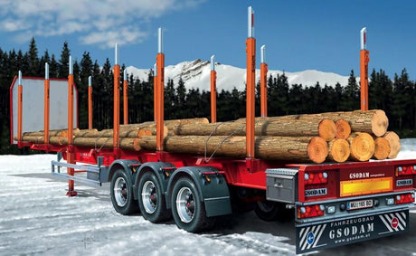 Italeri MODEL CARS Italeri 1/24 Timber Trailer Kit