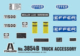 Italeri MODEL CARS Italeri 1/24 Truck Accessories Set II w/Pivoting Lifting Crane Kit
