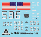 Italeri MODEL SHIPS Italeri 1/35 Elco 80' PT596 Torpedo Boat Kit