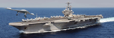 Italeri MODEL SHIPS Italeri 1/720 USS George H.W. Bush CVN77 Aircraft Carrier Kit