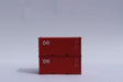 Jacksonville Terminal Company JTC MODEL TRAINS 205330 CAI 20' Std. height containers with Magnetic system, Corrugated-side N Scale