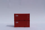 Jacksonville Terminal Company JTC MODEL TRAINS 205330 CAI 20' Std. height containers with Magnetic system, Corrugated-side N Scale