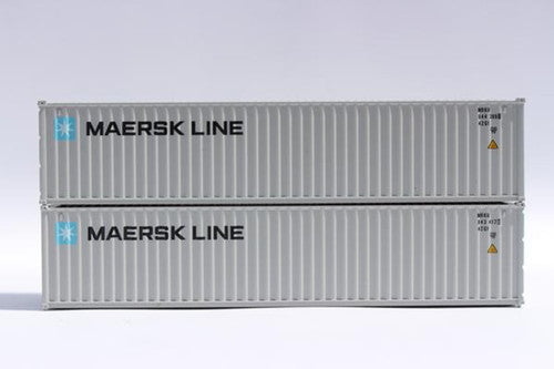 Jacksonville Terminal Company JTC MODEL TRAINS 405308 MAERSK LINE 40' Standard Height 8'6 corrugated side steel container N Scale