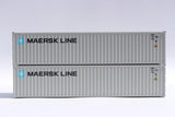 Jacksonville Terminal Company JTC MODEL TRAINS 405308 MAERSK LINE 40' Standard Height 8'6 corrugated side steel container N Scale