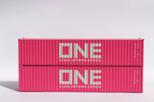 Jacksonville Terminal Company JTC MODEL TRAINS 405324 ONE UETU(magenta) 40' Standard Height 8'6 corrugated side steel container N Scale