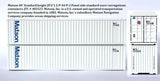 Jacksonville Terminal Company JTC MODEL TRAINS 405523 Matson 40' Standard Height 8'6 2-P-44-P-2 Panel side standard wave corrugations containers N Scale