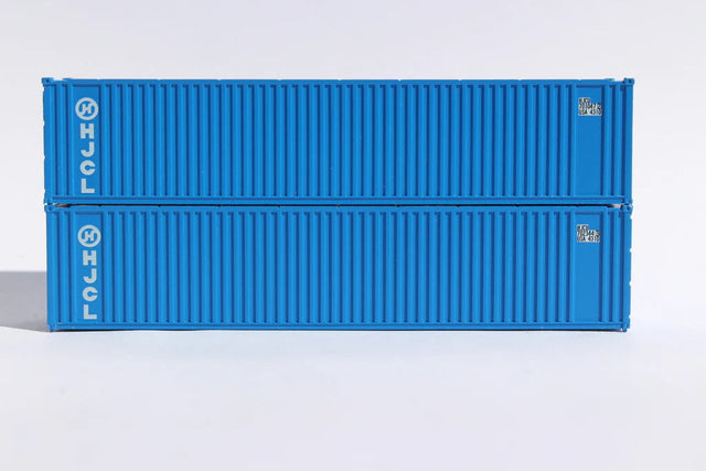 Jacksonville Terminal Company JTC MODEL TRAINS 405555 HANJIN (early) 40' Standard Height 8'6 2-P-44-P-2 Panel side standard wave corrugations containers N Scale
