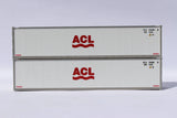 Jacksonville Terminal Company JTC MODEL TRAINS 405651 ACL 40' Standard height (8'6") Smooth-side containers N Scale