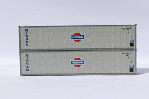 Jacksonville Terminal Company JTC MODEL TRAINS 405660 NISSAN 40' Standard height (8'6") Smooth-side containers N Scale