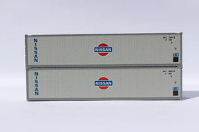 Jacksonville Terminal Company JTC MODEL TRAINS 405660 NISSAN 40' Standard height (8'6") Smooth-side containers N Scale