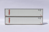 Jacksonville Terminal Company JTC MODEL TRAINS 405668 Dart 40' Standard height (8'6") Smooth-side containers N Scale