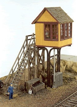 JL Innovative MODEL TRAINS JL Innovative Design HO Avon St Elevated Crossing Gate Tower Wooden Kit