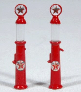 JL Innovative MODEL TRAINS JL Innovative Design HO Custom Gravity Feed Gas Pumps, Texaco (2)