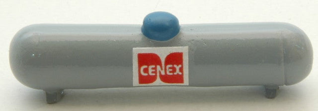 JL Innovative MODEL TRAINS JL Innovative Design HO Custom Large Tank Propane Skelgas Gray/Blue Top