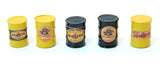 JL Innovative MODEL TRAINS JL Innovative Design HO Custom Oil Barrels, Pennzoil (5)