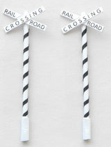 JL Innovative MODEL TRAINS JL Innovative Design HO Custom Tiger Striped Steam Era Crossbuck (2)