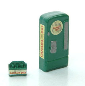 JL Innovative MODEL TRAINS JL Innovative Design HO Custom Upright Soda Machine Canada Dry & 6-Pack
