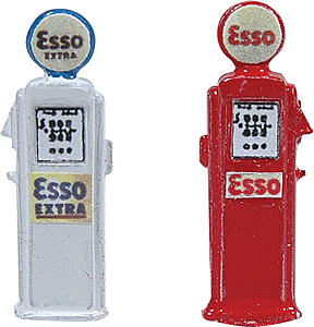 JL Innovative MODEL TRAINS JL Innovative Design HO Deluxe Custom Gas Pumps, Esso (2)