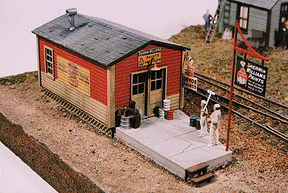 JL Innovative MODEL TRAINS JL Innovative Design HO F.S. Jones Painting Building Wooden Kit