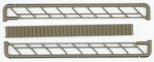 JL Innovative MODEL TRAINS JL Innovative Design HO Painted Solid Staircase w/6" Wood Railing