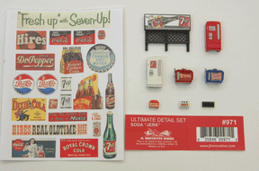 JL Innovative MODEL TRAINS JL Innovative Design HO Ultimate Jerk Soda Detail Set