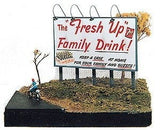 JL Innovative MODEL TRAINS JL Innovative Design N Telephone Pole Billboards Kit (2)