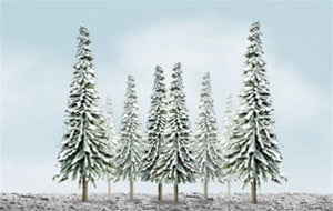 JTT Scenery Products Scenery JTT Scenery Products HO 92007 (TR-2007) Econo-Snow Pine Trees 4" to 6" (24)